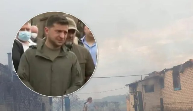 Пострадавшим от пожаров в Луганской области заплатят по 300 тысяч гривен, – Зеленский