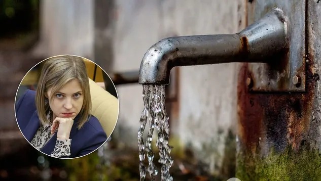 Поклонская: в Крыму нет пресной воды, в кранах течет грязная и вонючая