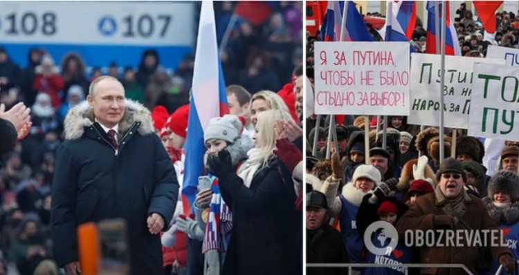 У Росії бюджетників зганяють на мітинги на підтримку Путіна та війни проти України