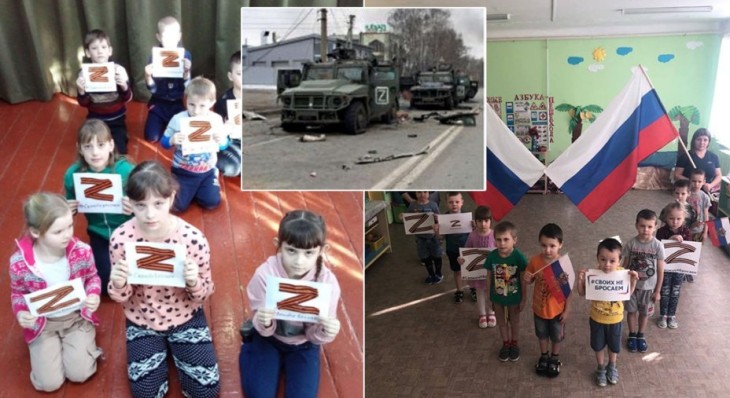 До пропаганди війни в росії залучили маленьких дітей — таких, як їхні військові вбивають в Україні