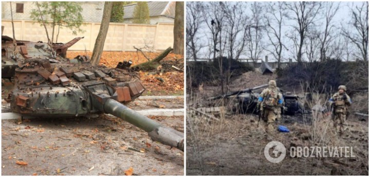 У Маріуполі українські захисники знищили ворожі танки: момент потрапив на відео