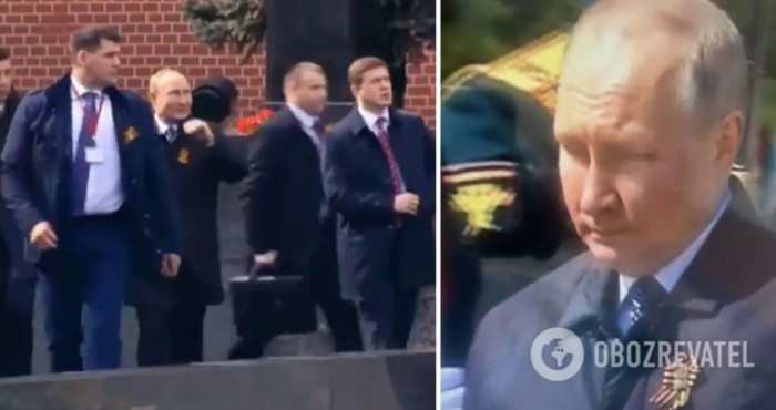 У мережі звернули увагу на дивний вигляд Путіна на параді та «нюанс» із технікою. Фото і відео