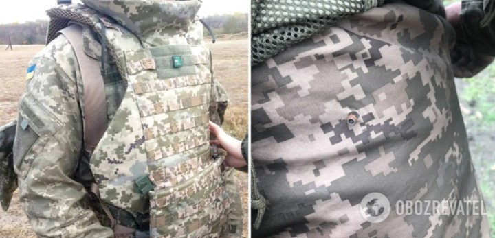Куля «прошила» бронежилет та застрягла в одязі: захисник України показав дивовижне фото