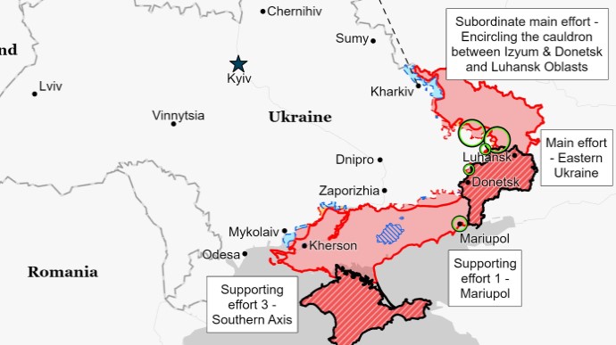 Дані вказують, що Росії бракує ресурсів для наступу в районі Ізюму – ISW