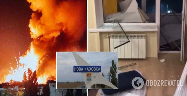 Мешканка Нової Каховки образила ЗСУ після ударів по складах окупантів: у її квартирі вилетіли вікна. Відео