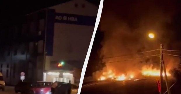 У Курській області після атаки БПЛА палає завод (фото, відео)