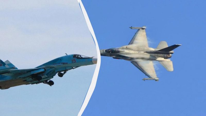 «F-16 показав зуби»: російський Су-34 програв битву з українським винищувачем, — Forbes