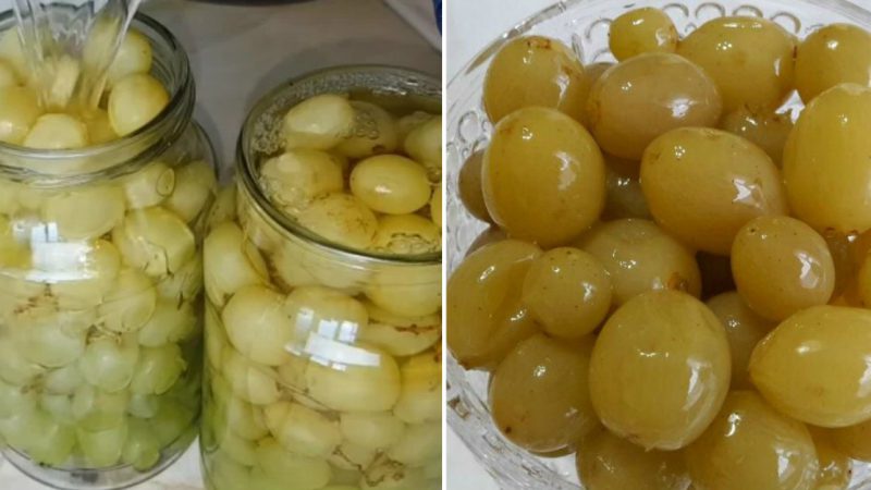 Маринований виноград “Як оливки”. Один з кращих рецептів на зиму