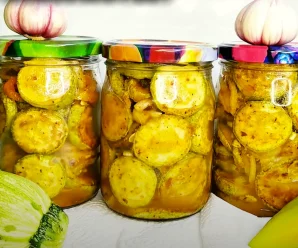«Золото», а не рецепт! Смажені кабачки «як шашлик» на зиму — готую одразу по 5 порцій