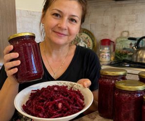 Буряк на зиму, який у мене довго не затримується: відкрила баночку — і салат майже готовий